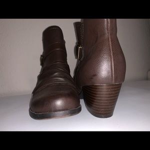 Brown ankle boots